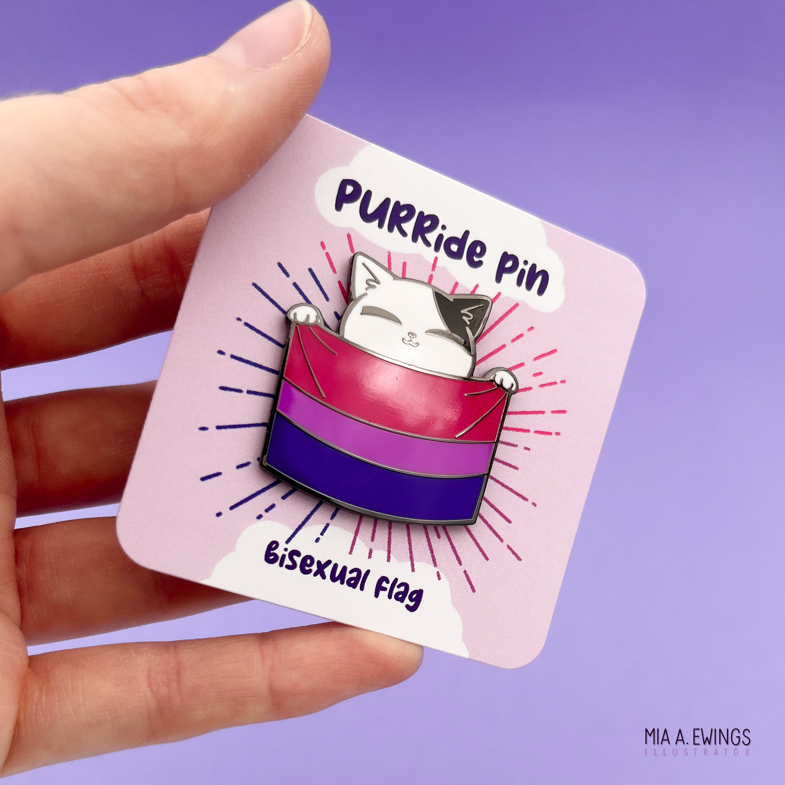 Bisexual Purride Pin