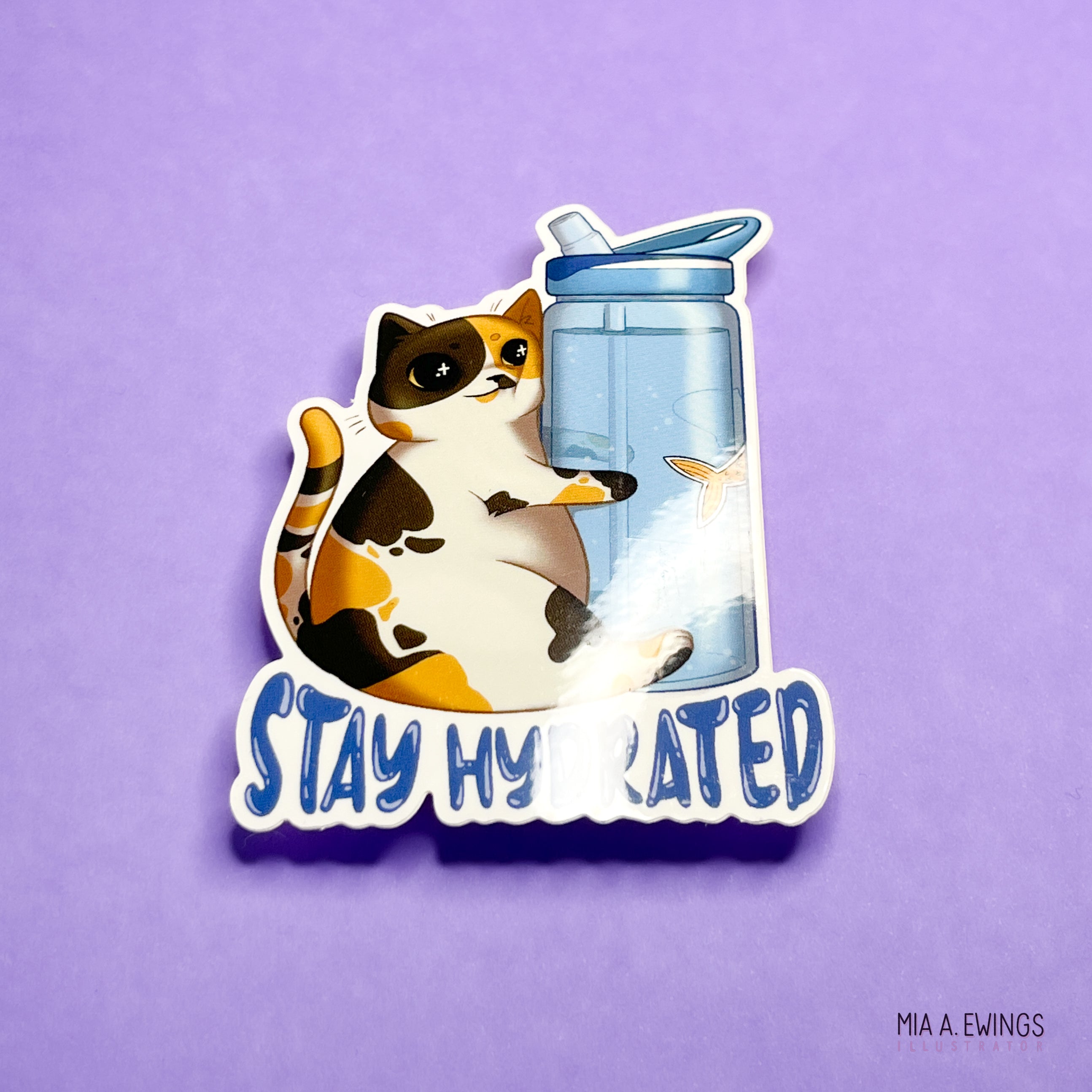 Stay hydrated sticker