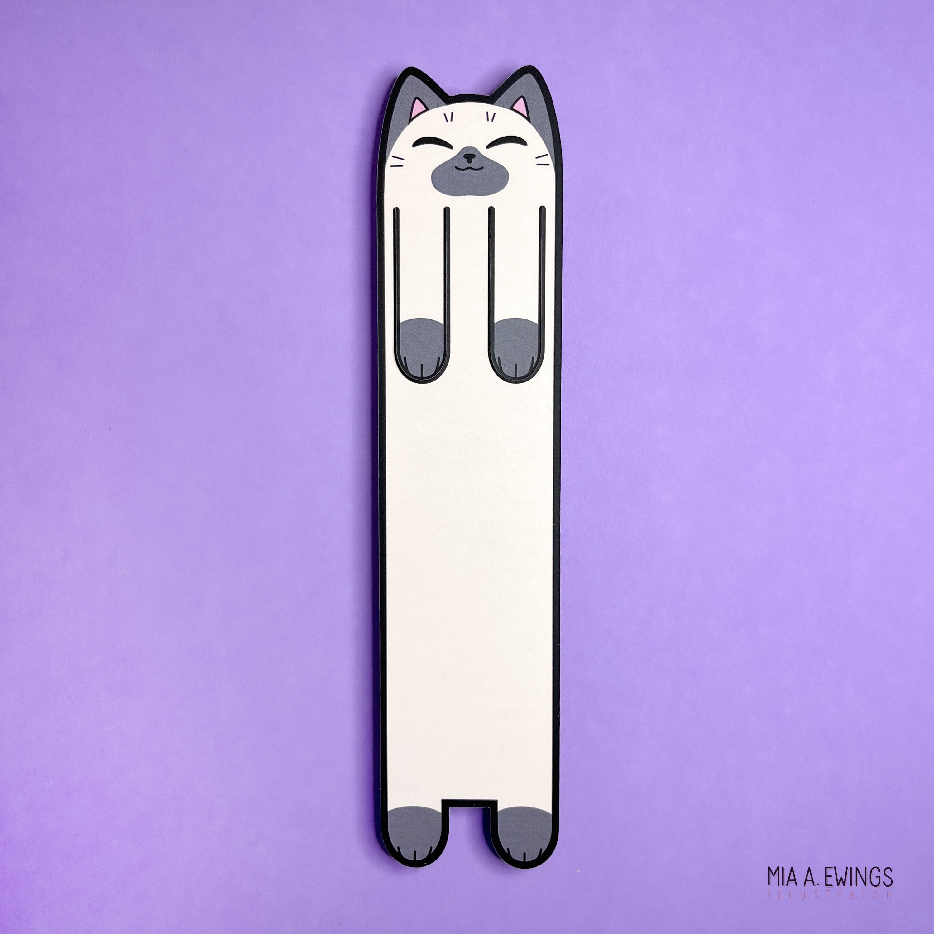 Siamese kitty bookmark