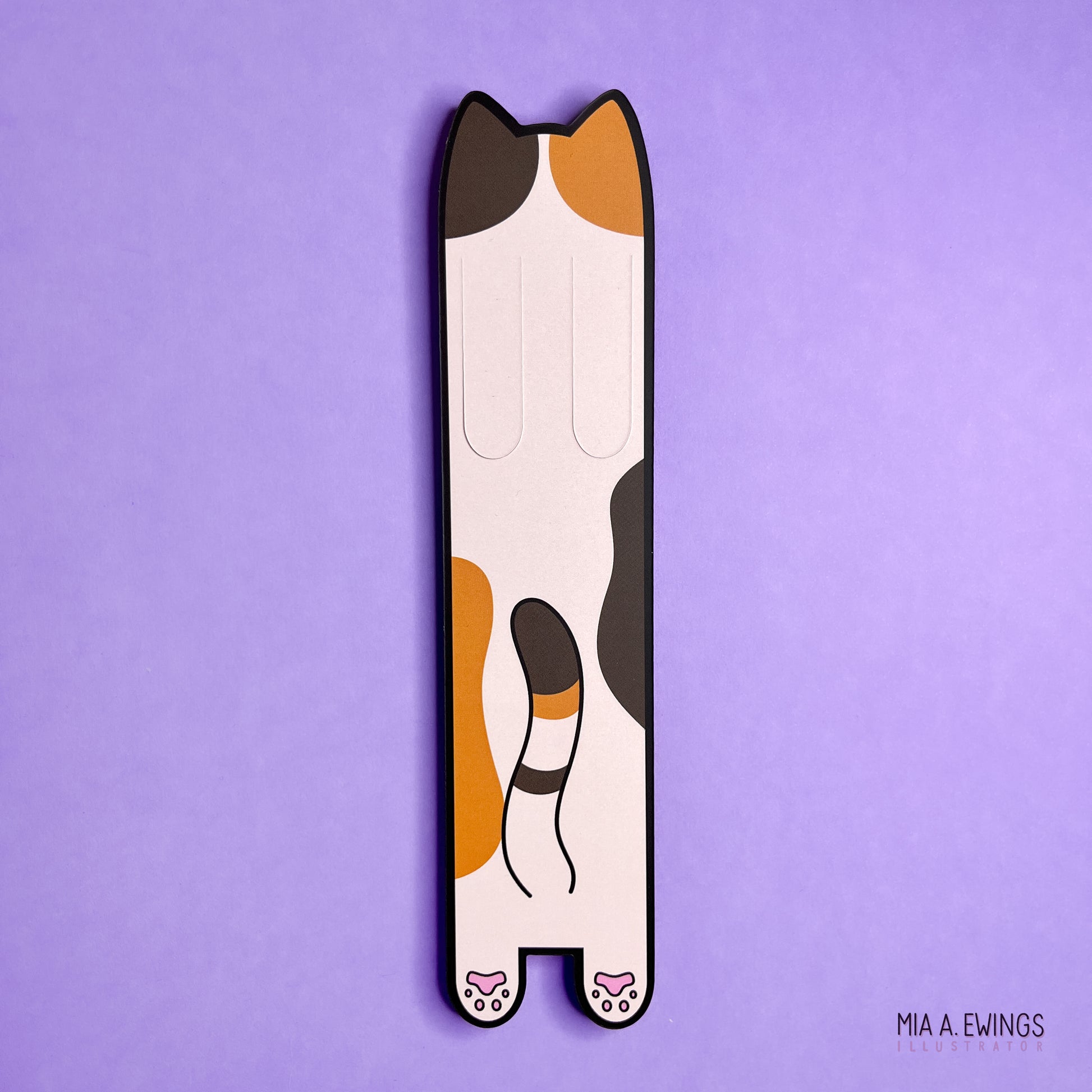 Calico kitty bookmark
