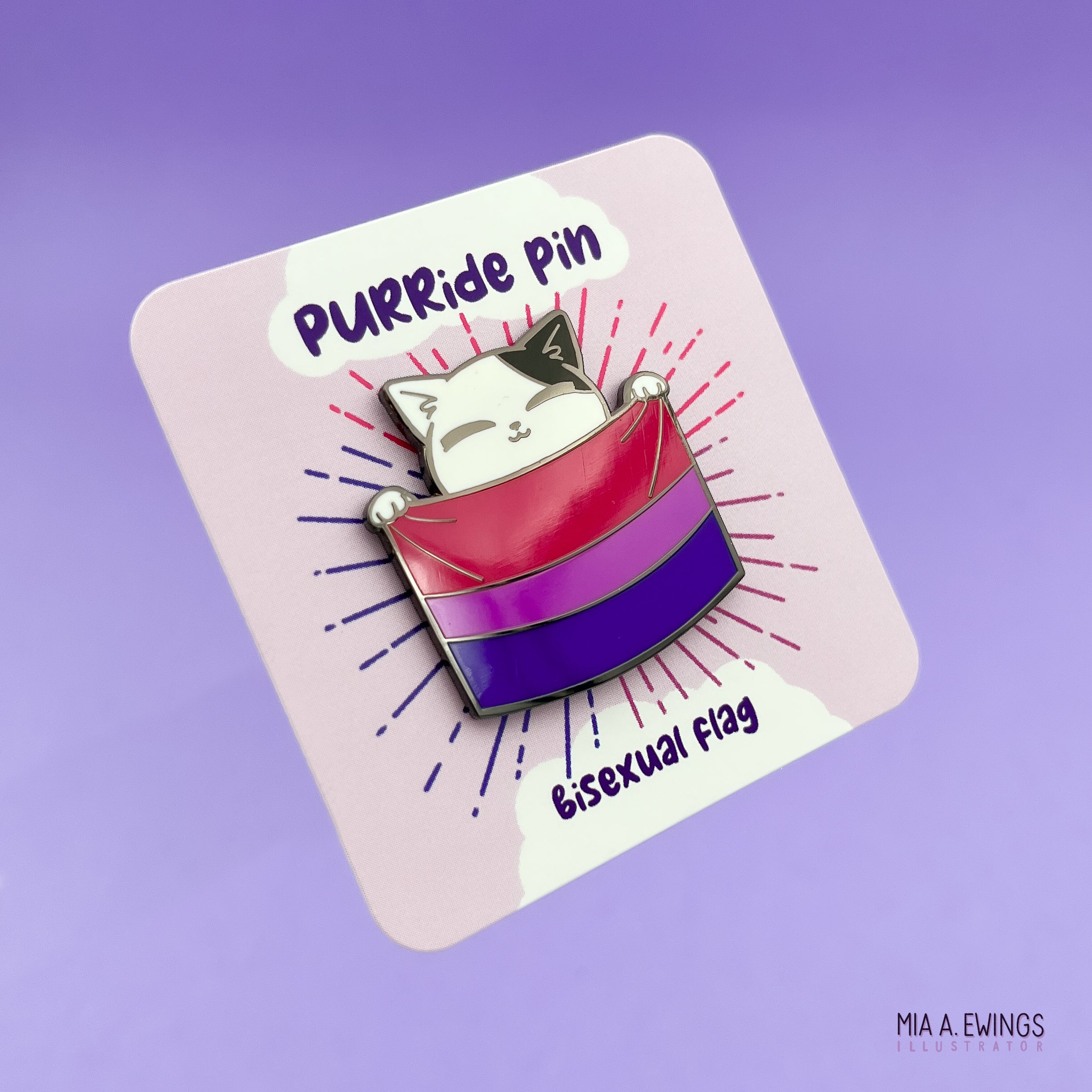 Bisexual Purride Pin