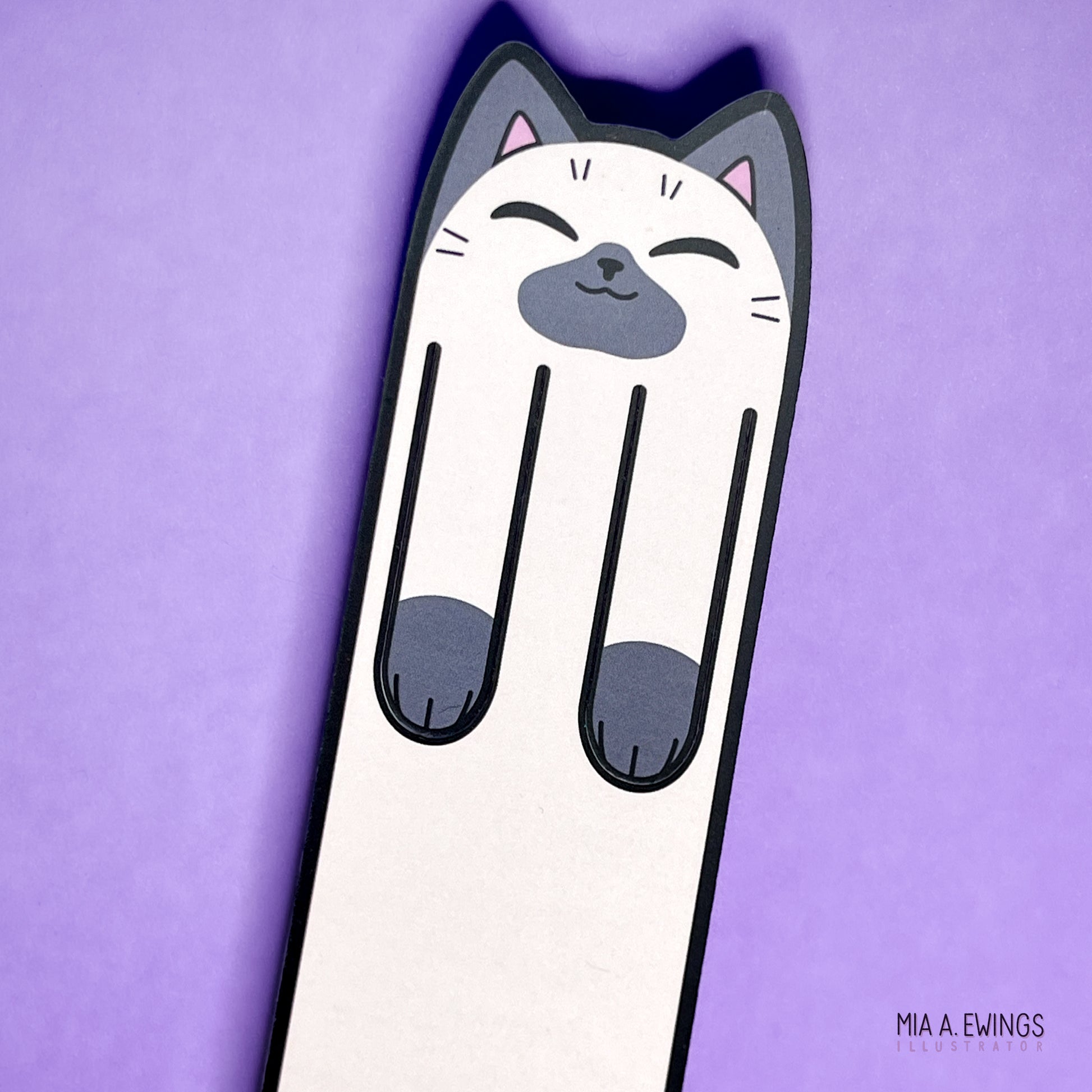 Siamese kitty bookmark