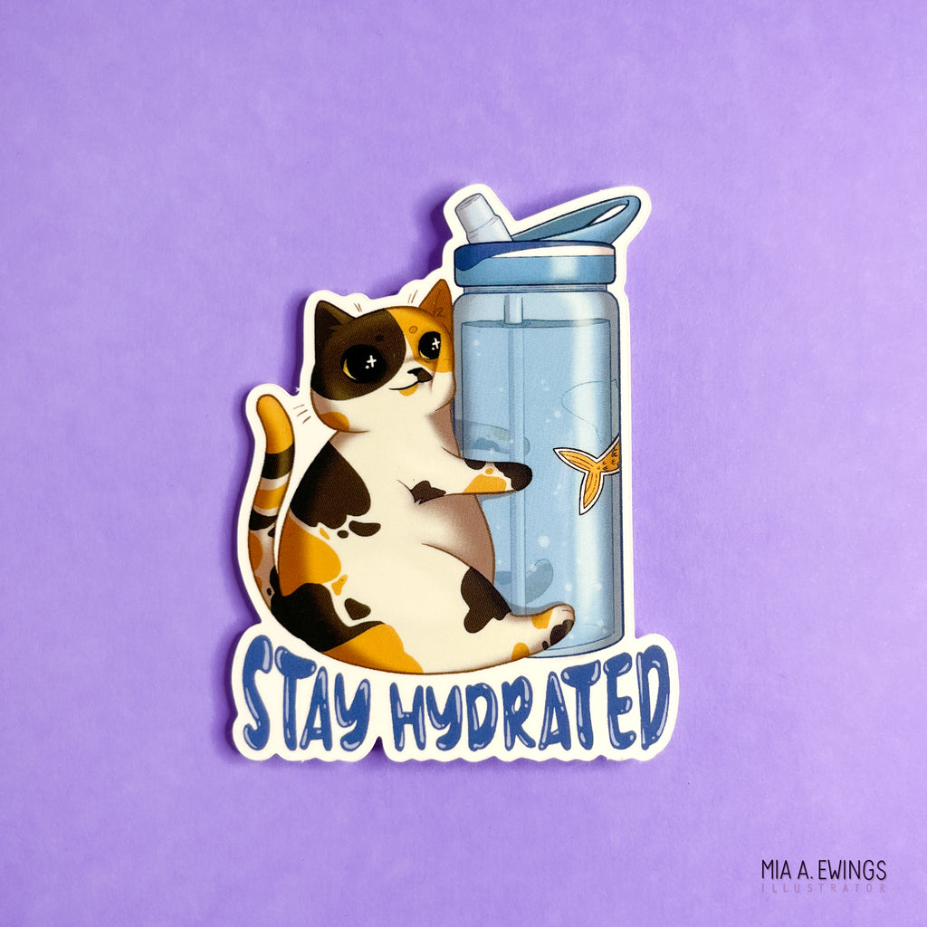 Stay hydrated sticker