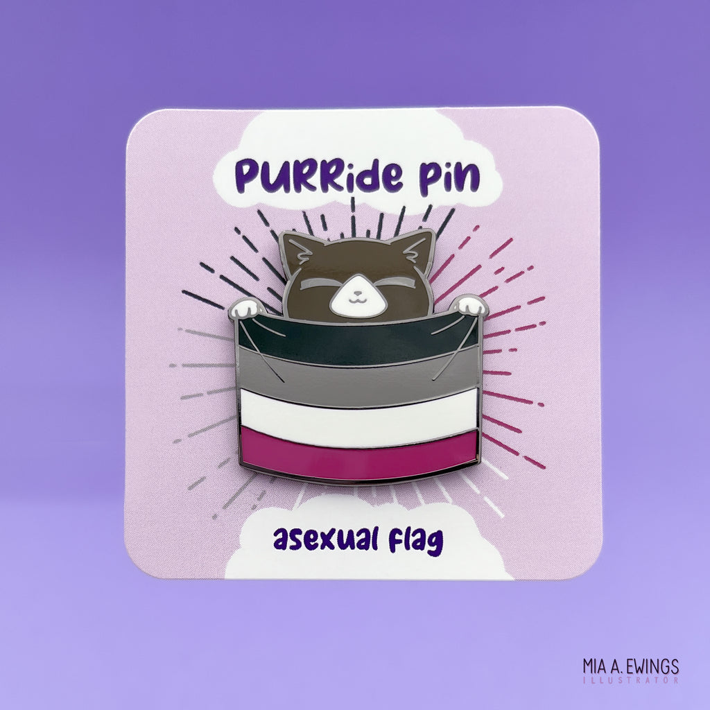 Asexual Purride Pin