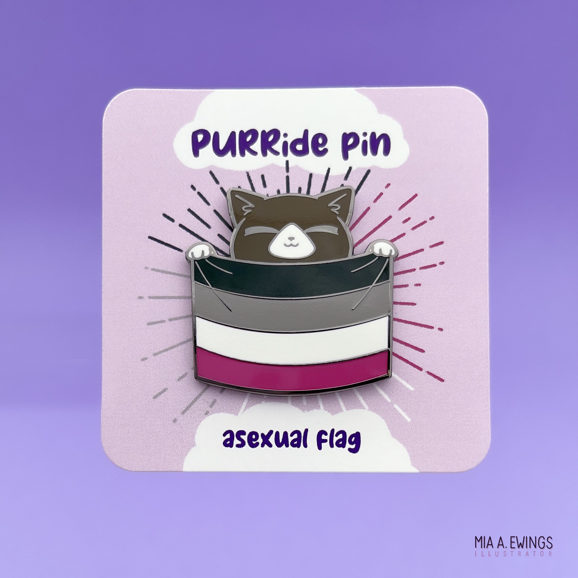 Asexual Purride Pin