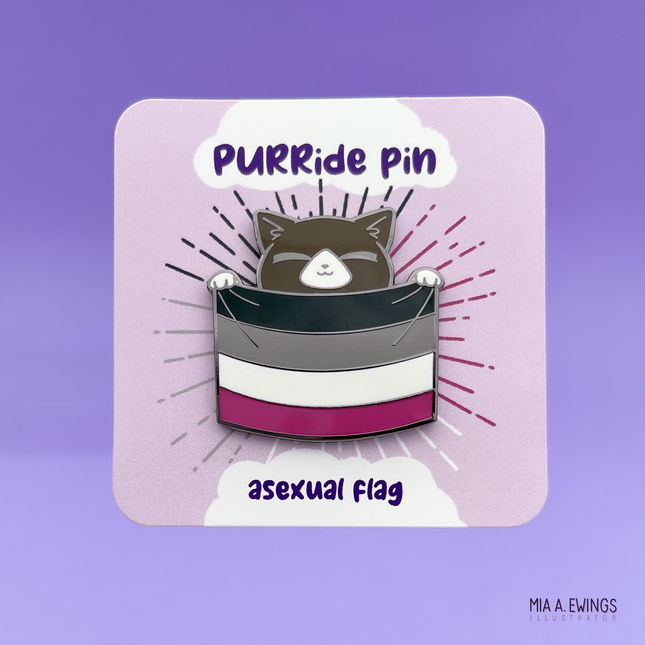 Asexual Purride Pin