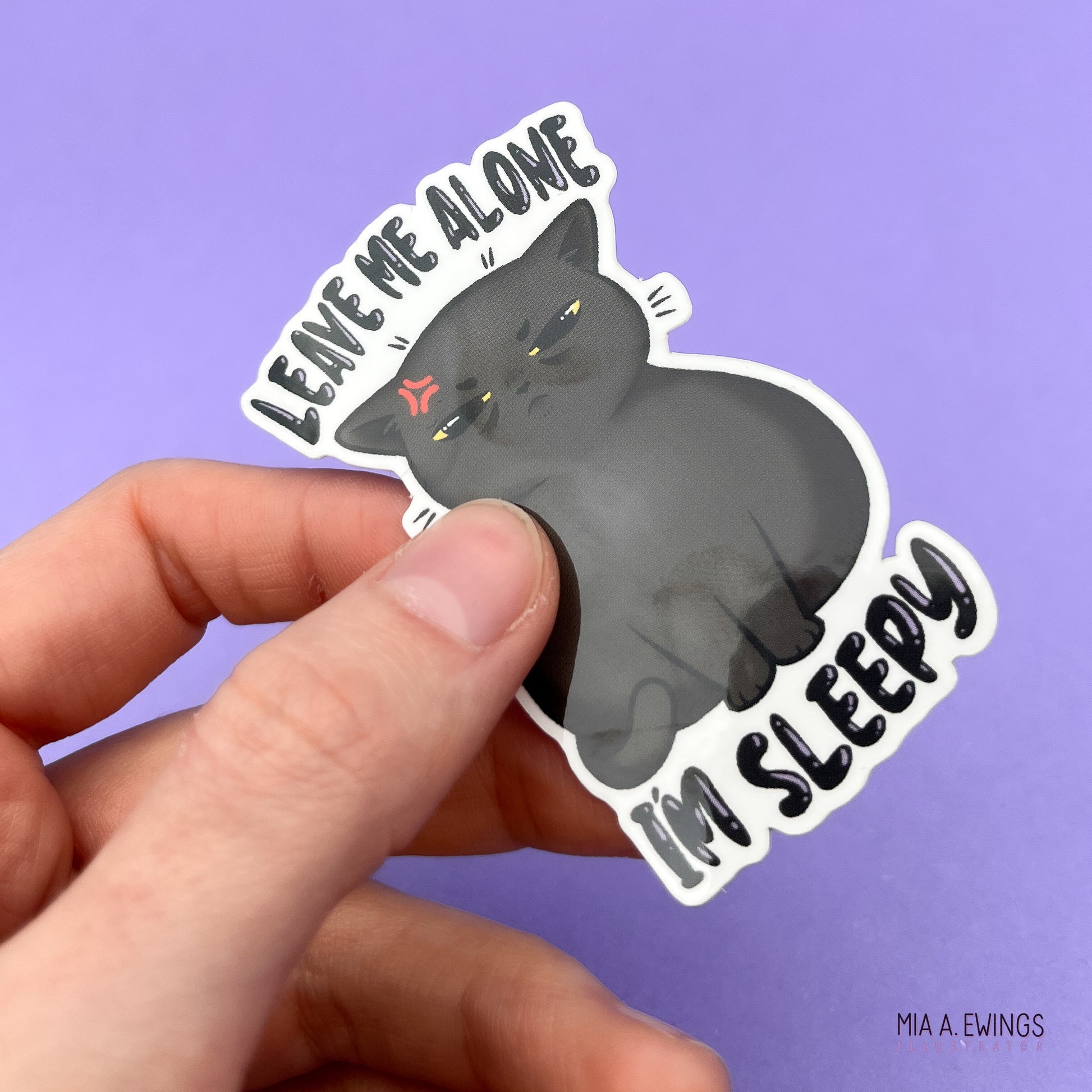 I'm sleepy sticker