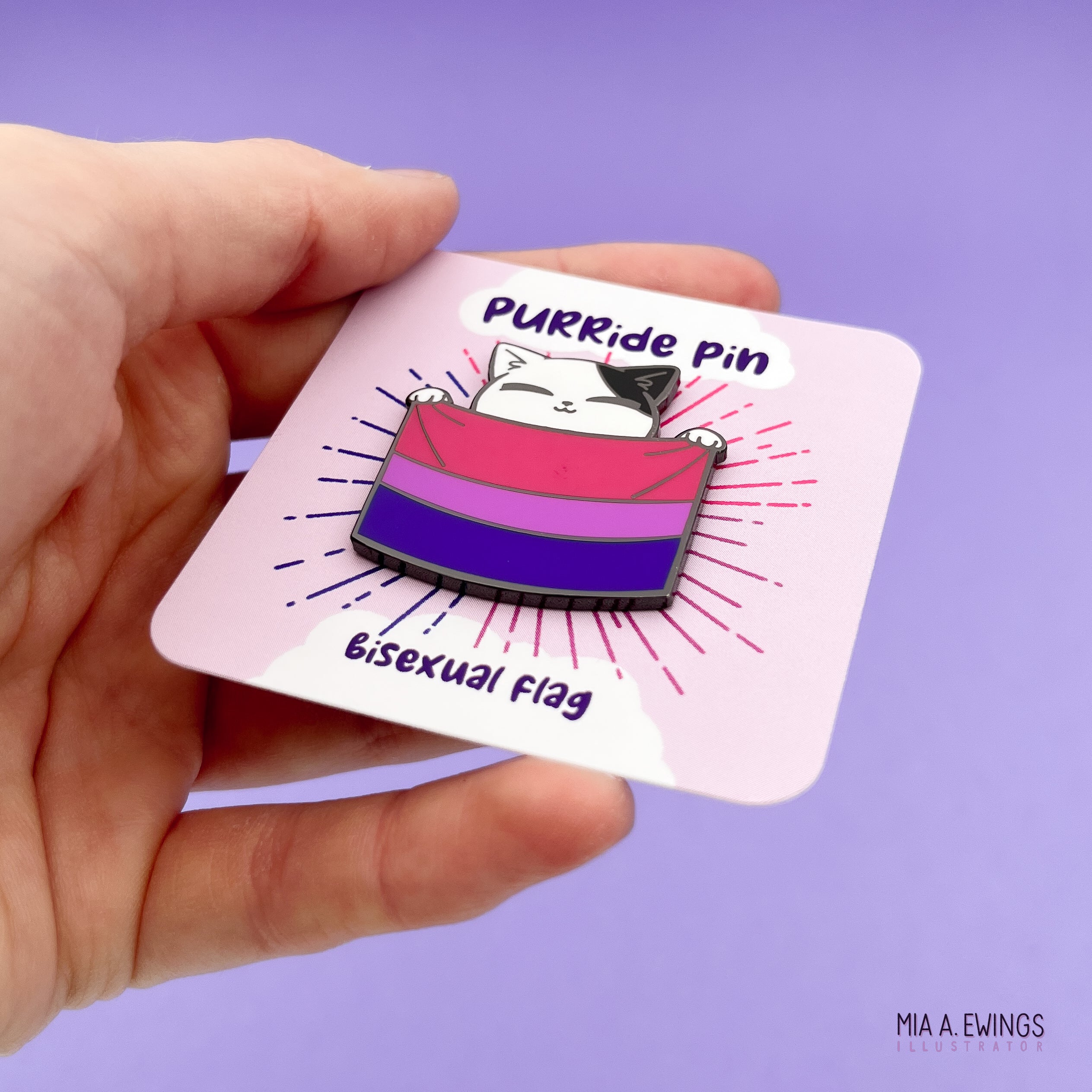 Bisexual Purride Pin