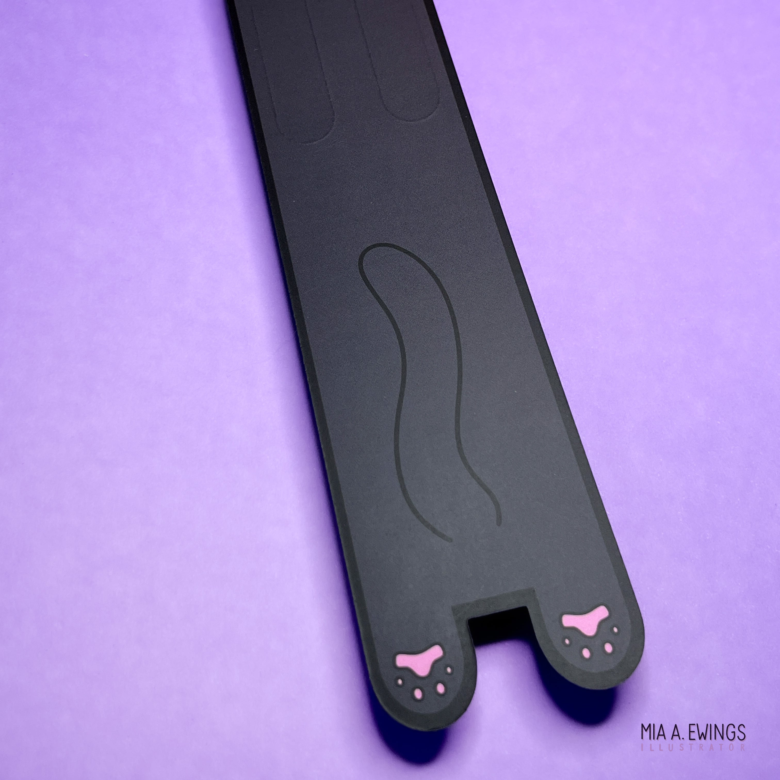Black kitty bookmark