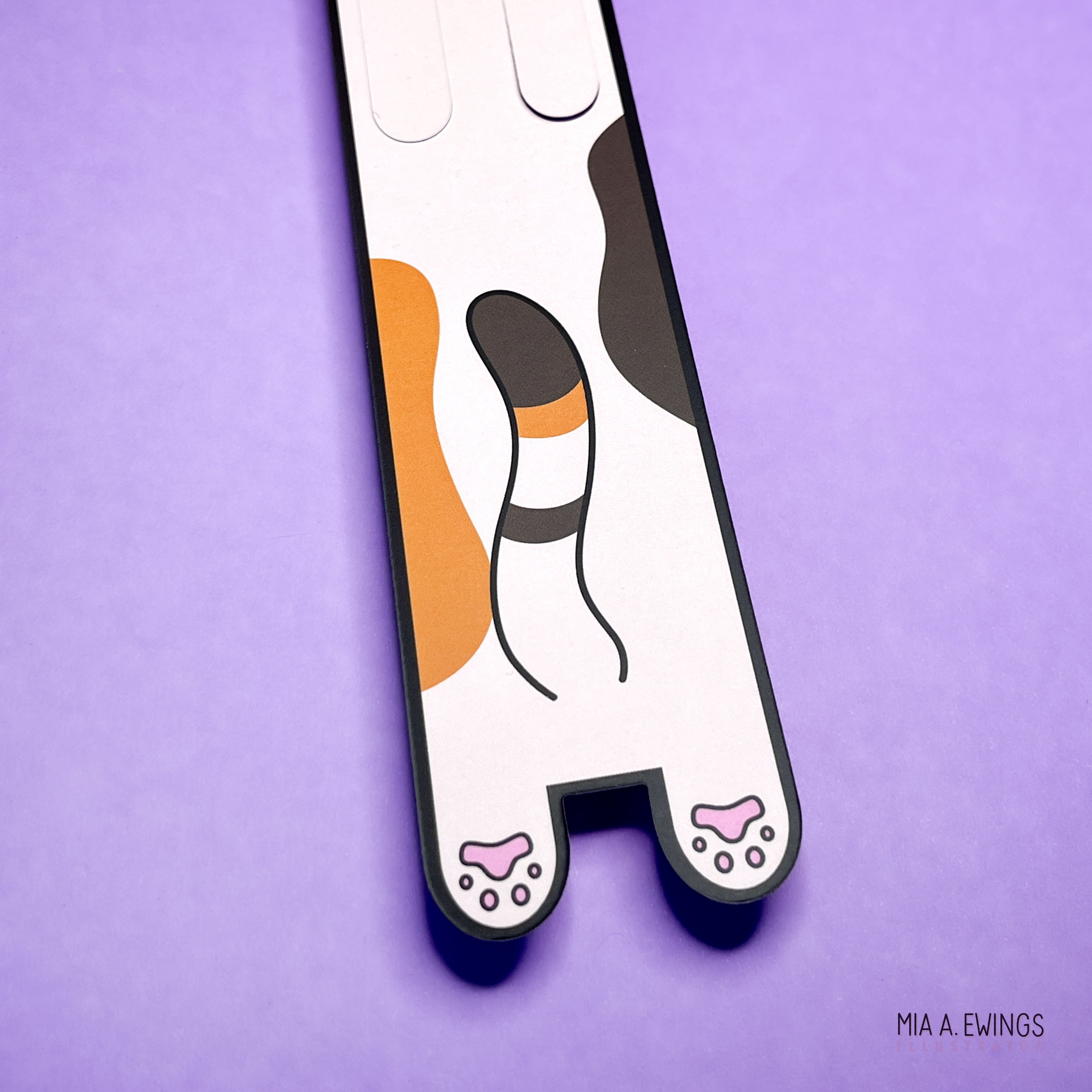Calico kitty bookmark