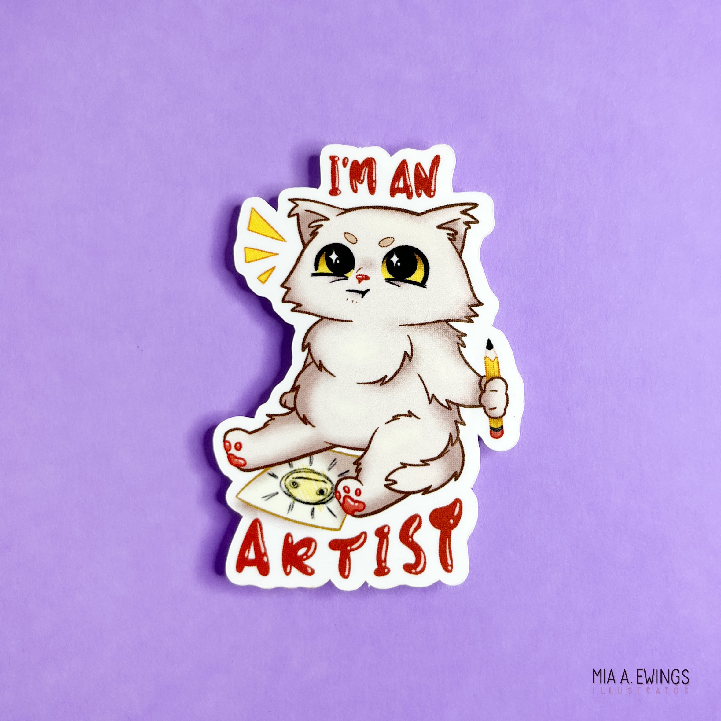 I'm an artist sticker