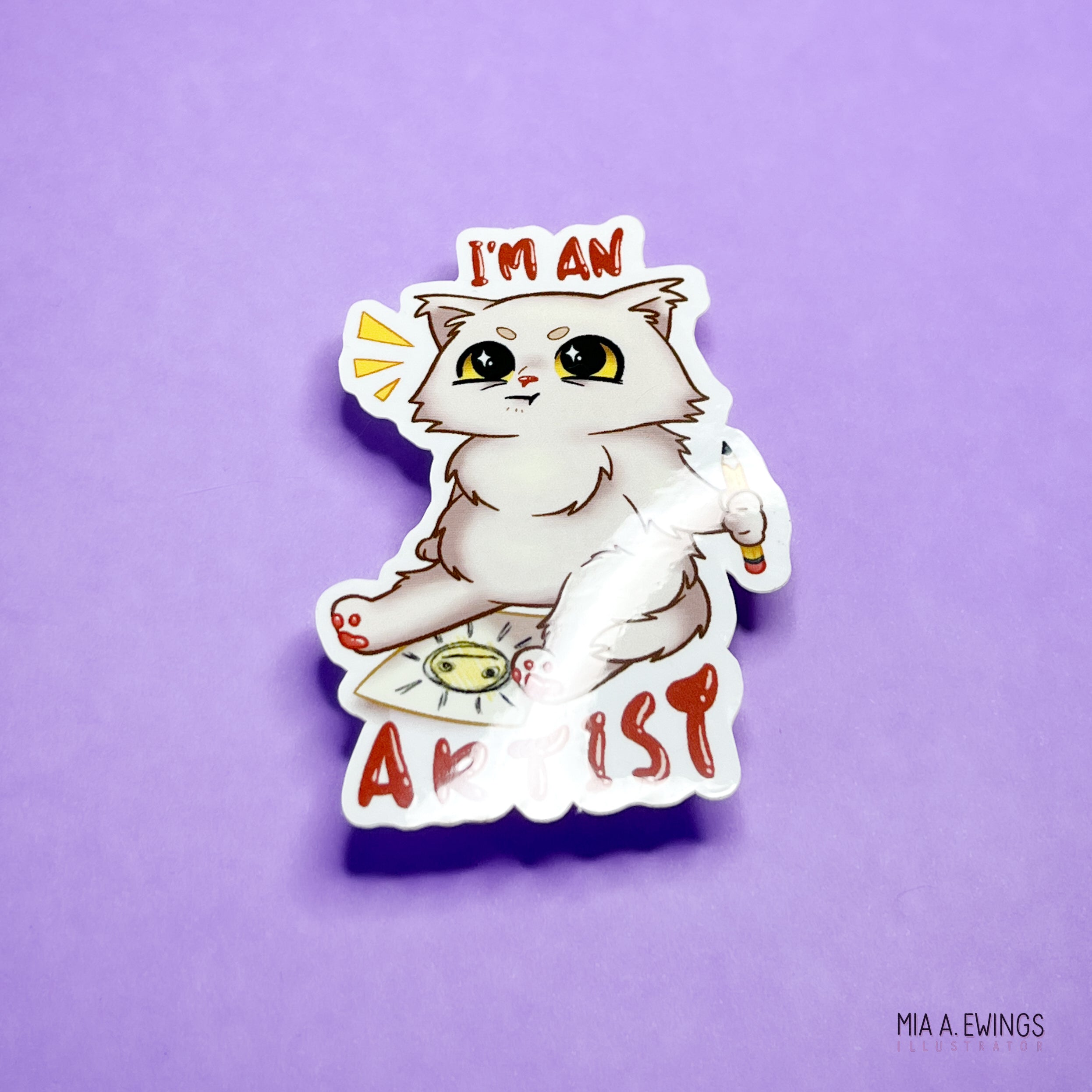 I'm an artist sticker
