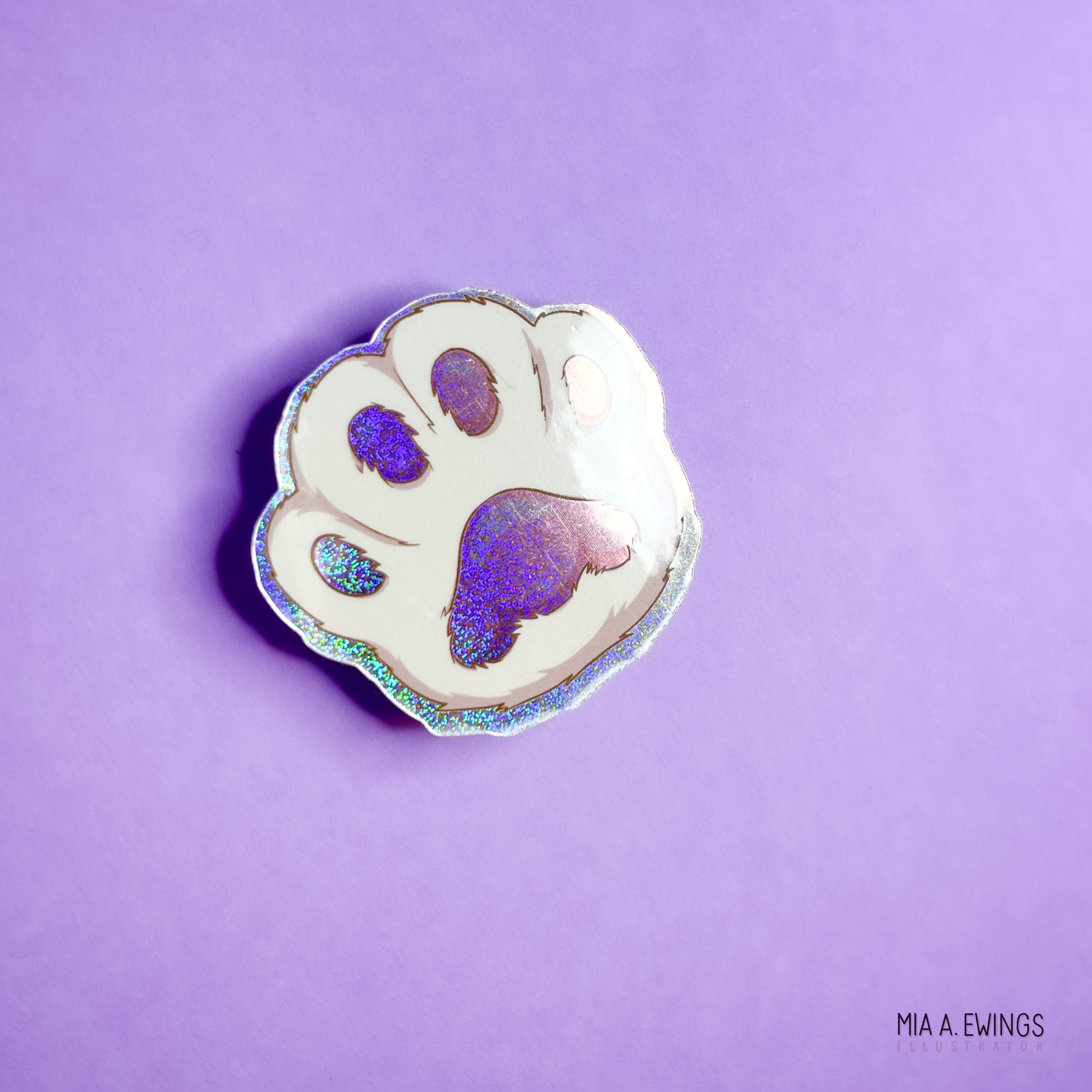 Magical paw sticker