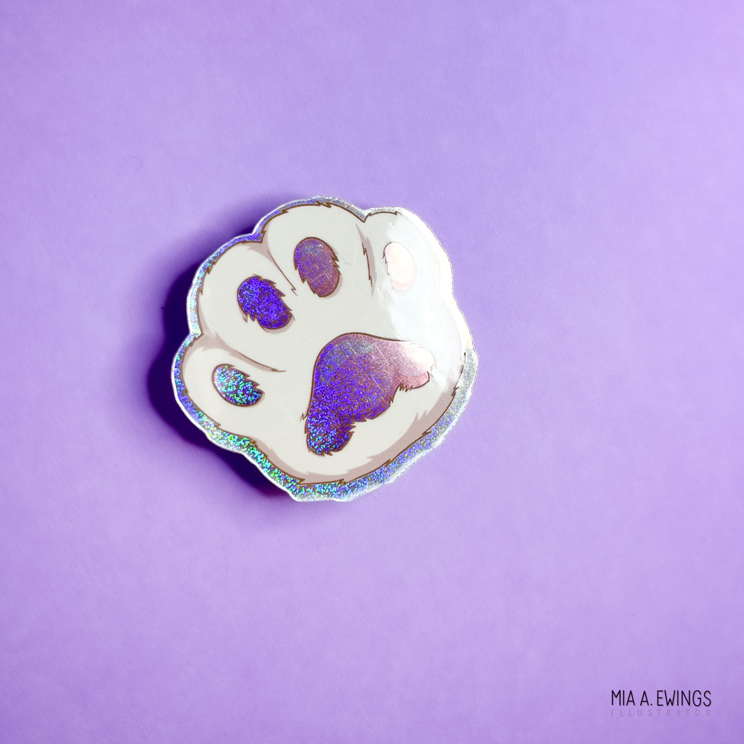 Magical paw sticker