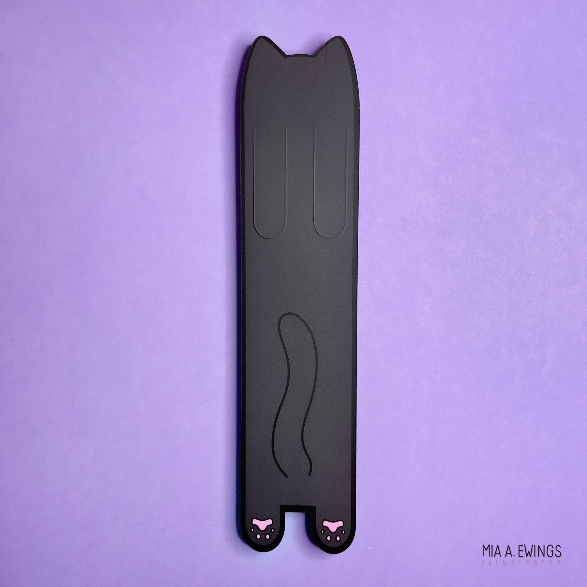 Black kitty bookmark