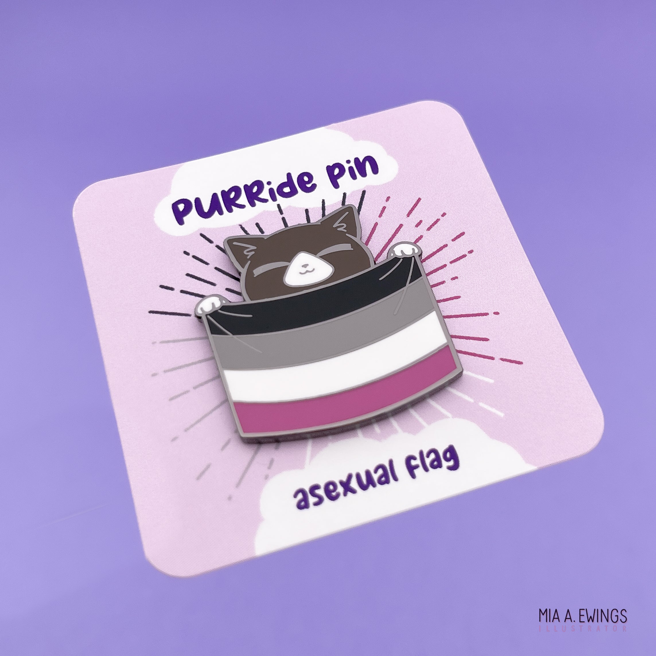 Asexual Purride Pin