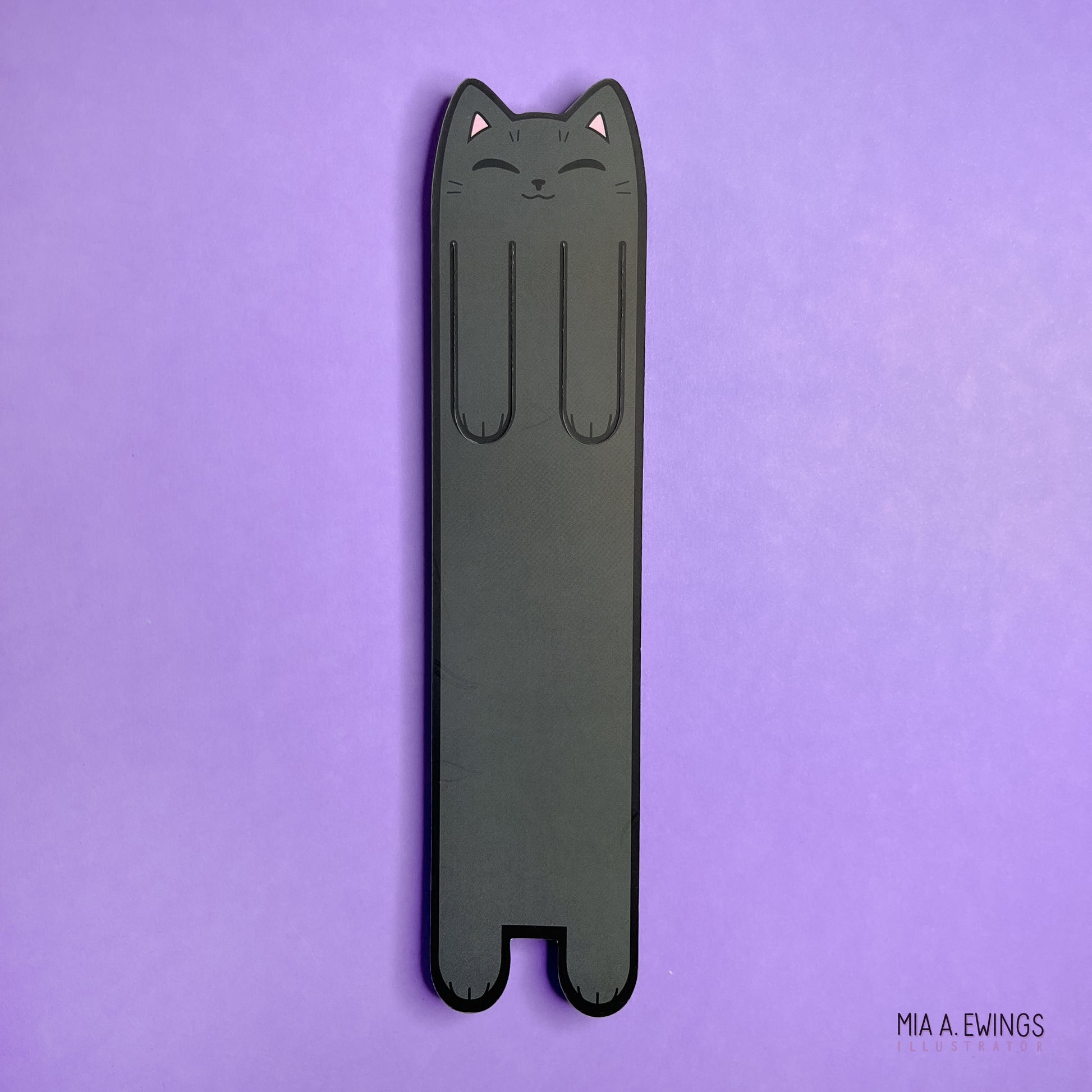 Black kitty bookmark