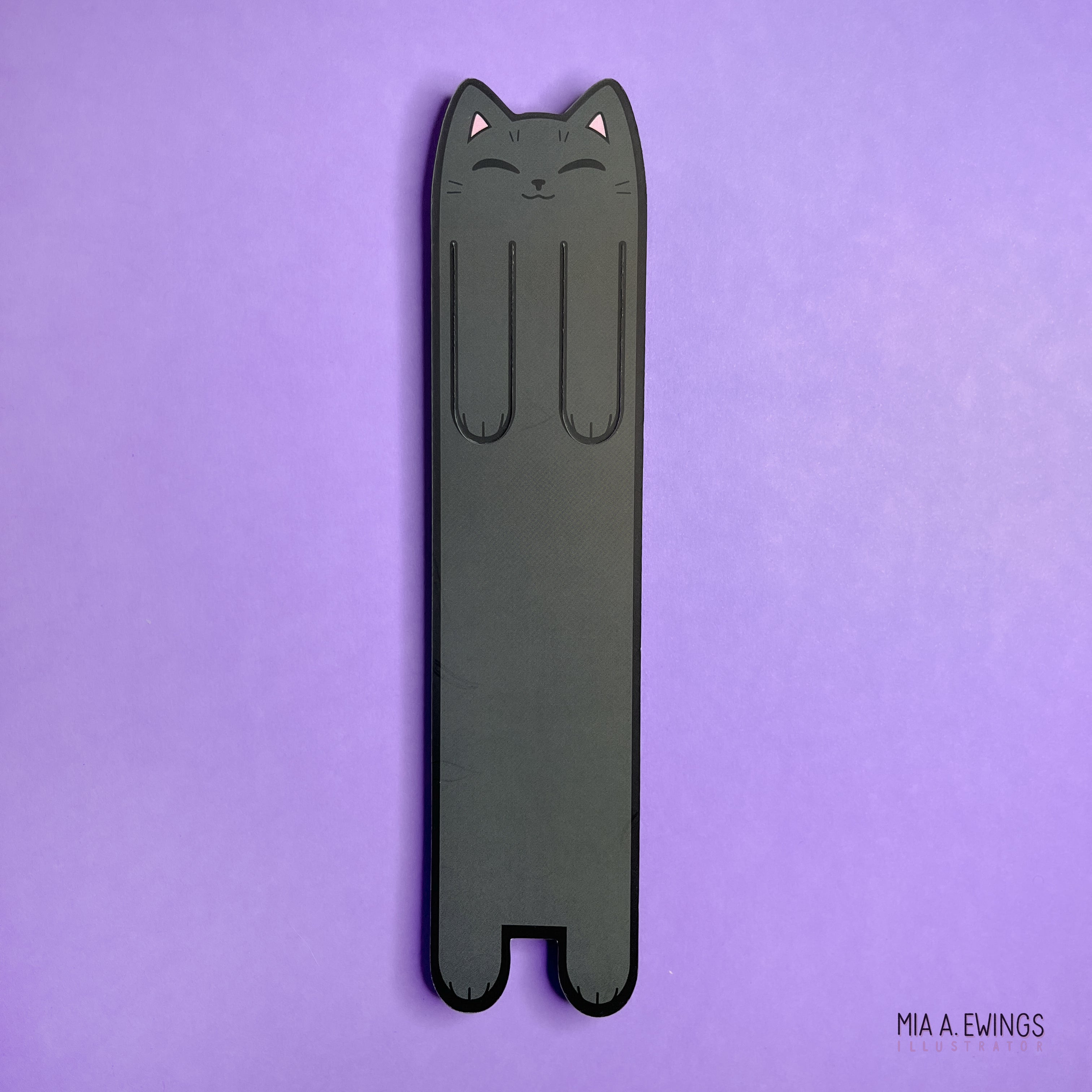 Black kitty bookmark