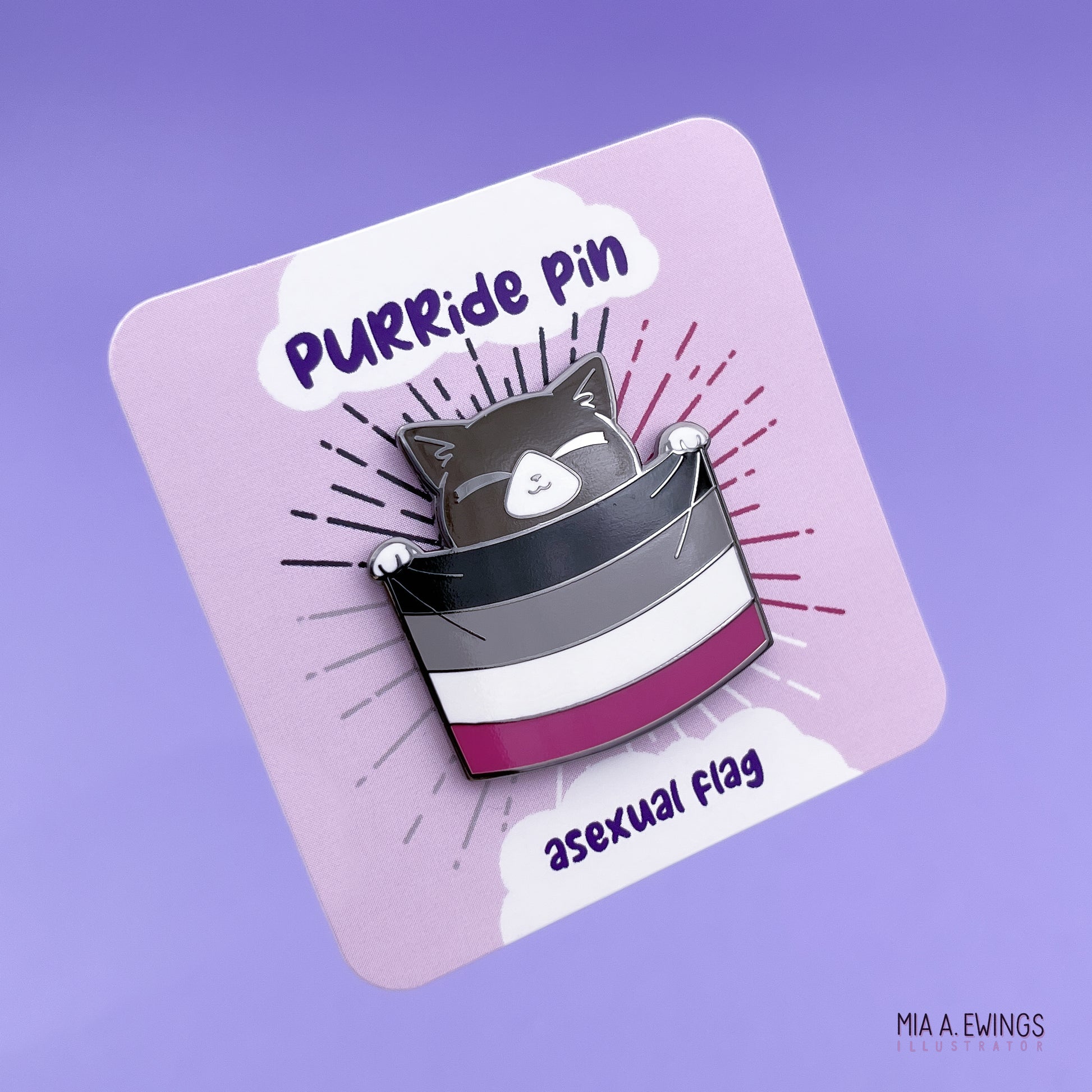 Asexual Purride Pin