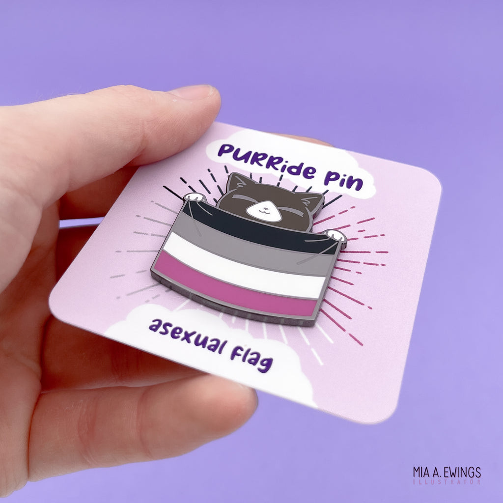 Asexual Purride Pin