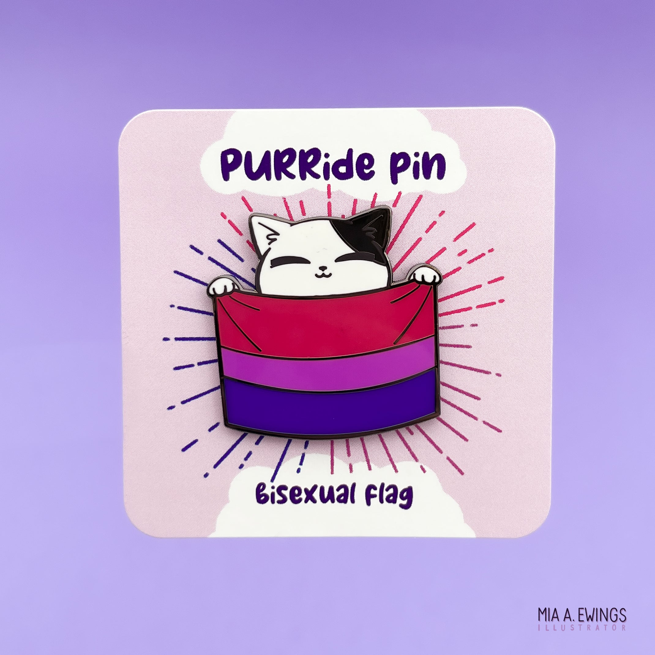 Bisexual Purride Pin
