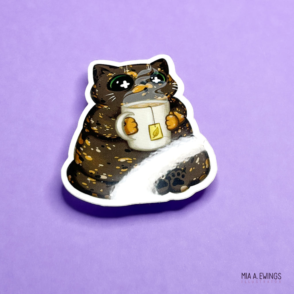 Tea Lover vinyl sticker