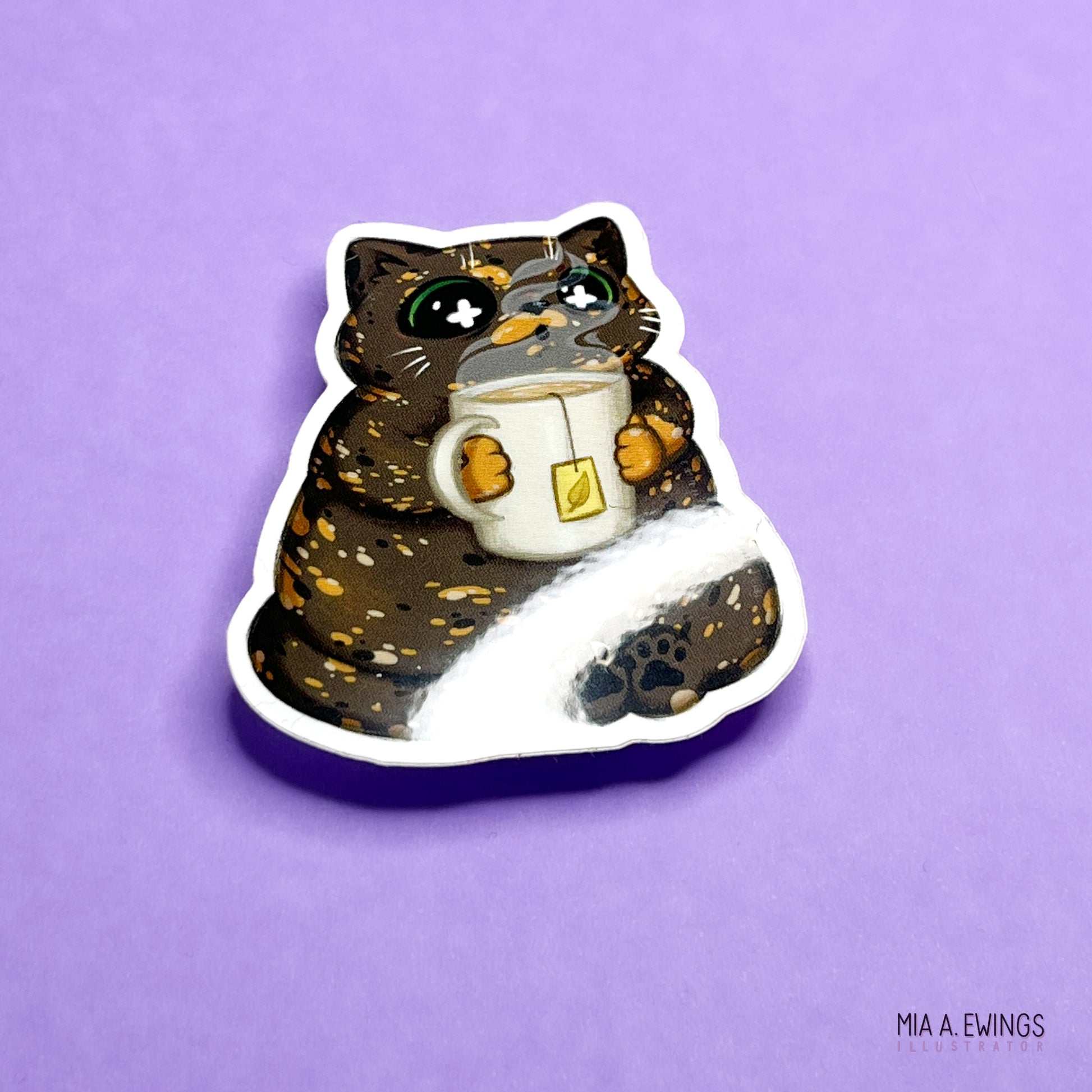 Tea Lover vinyl sticker