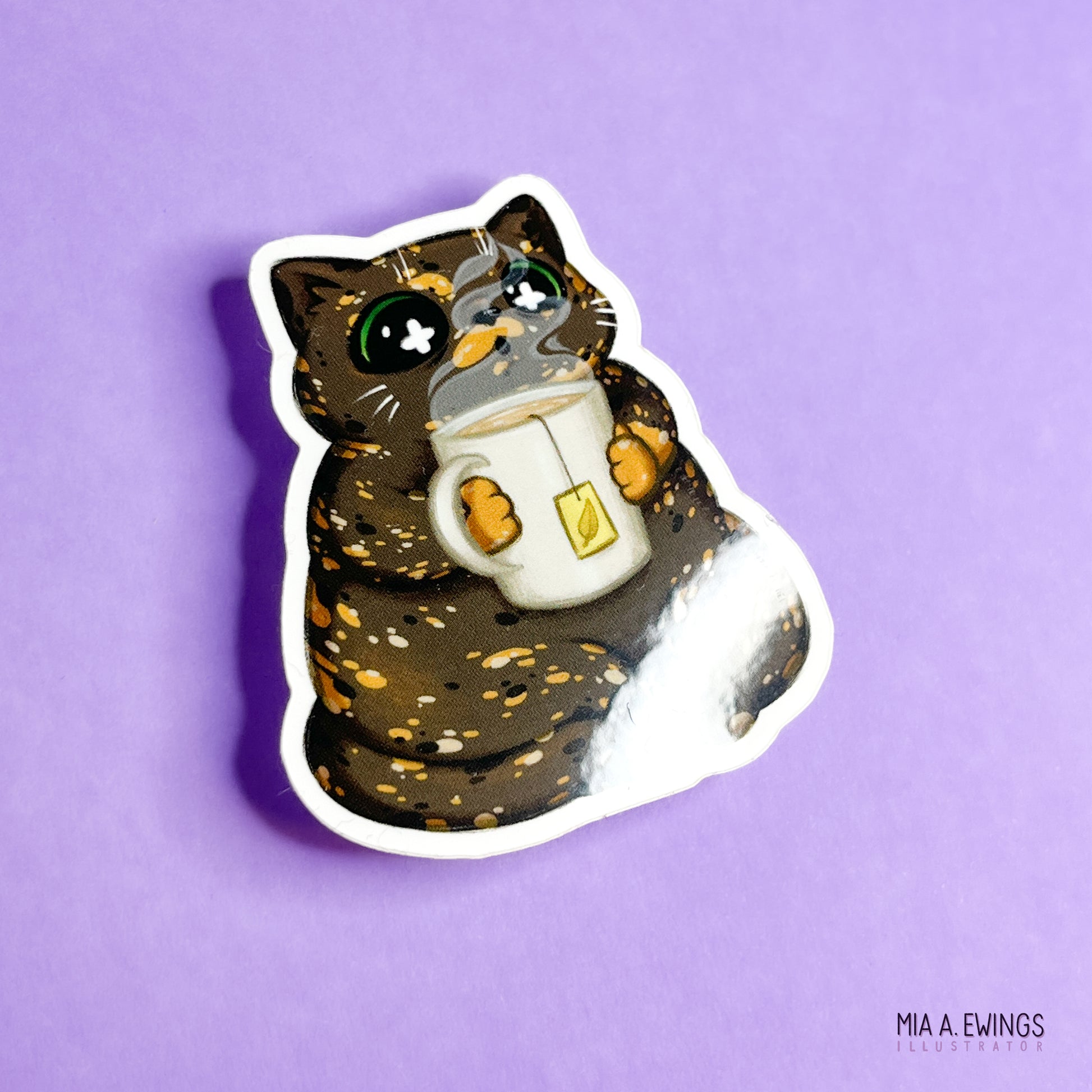 Tea Lover vinyl sticker