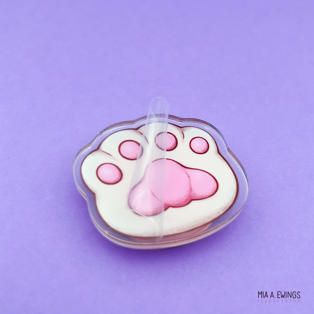 Hvit pote telefongrep