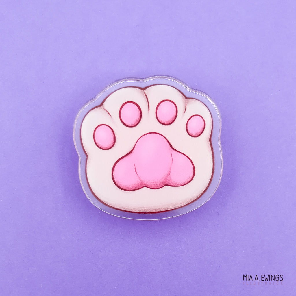 Hvit pote telefongrep