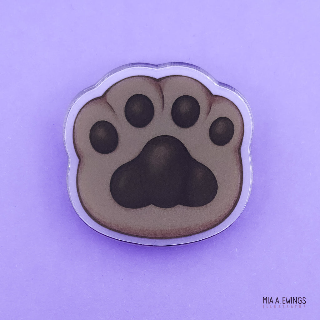 Grå pote telefongrep