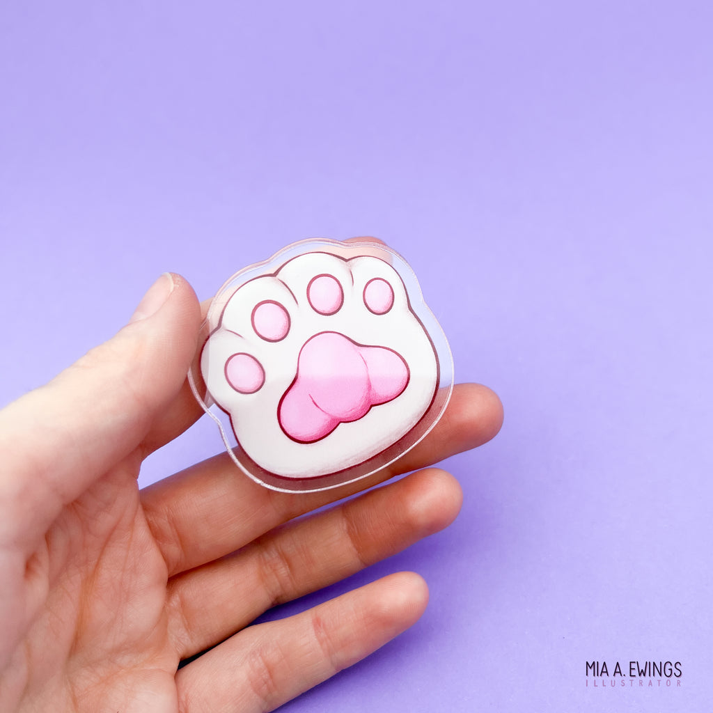 Hvit pote telefongrep