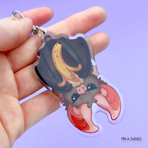 Bat Acrylic Keychain