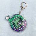 Pigeon shaker keychain