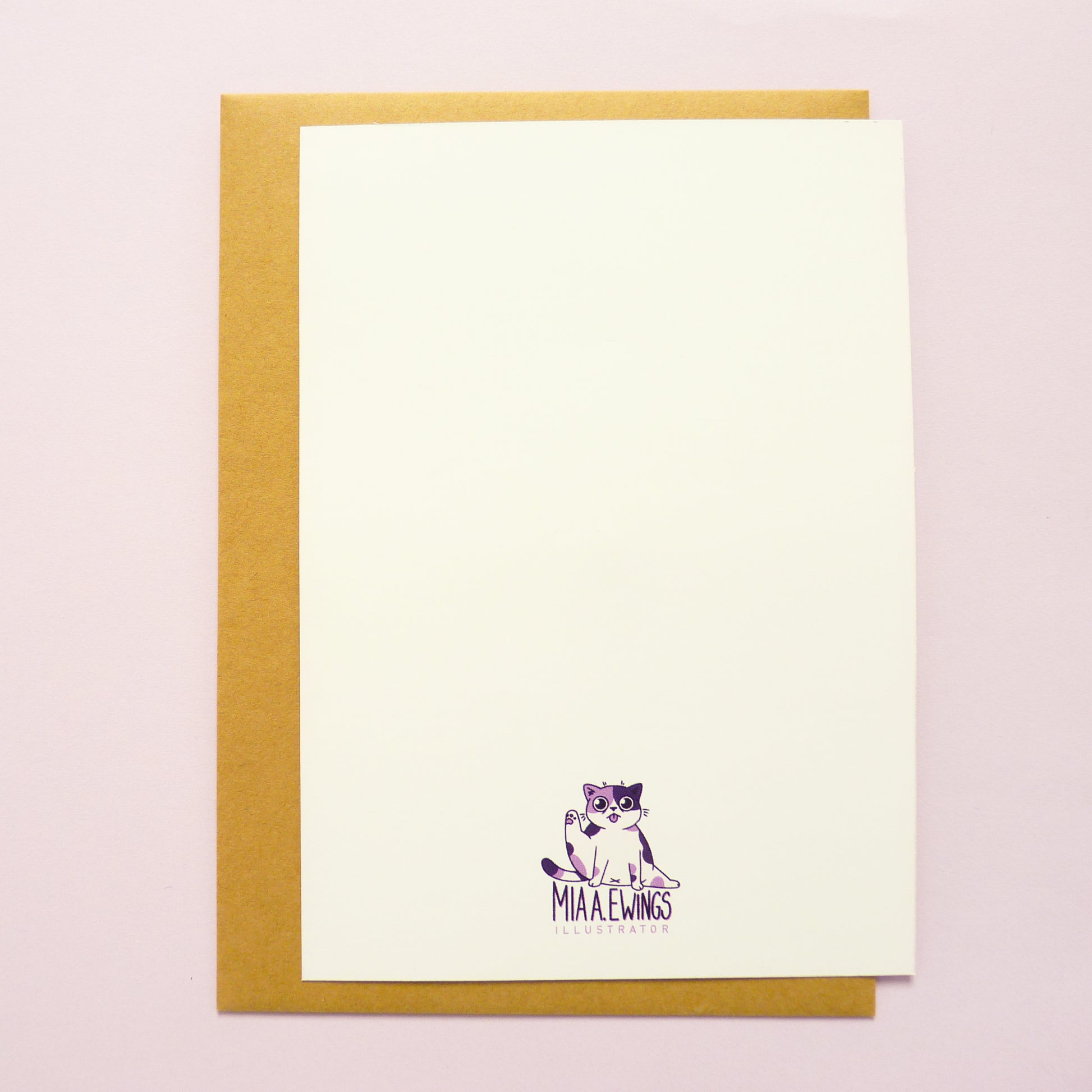 Cat in Love Postcard