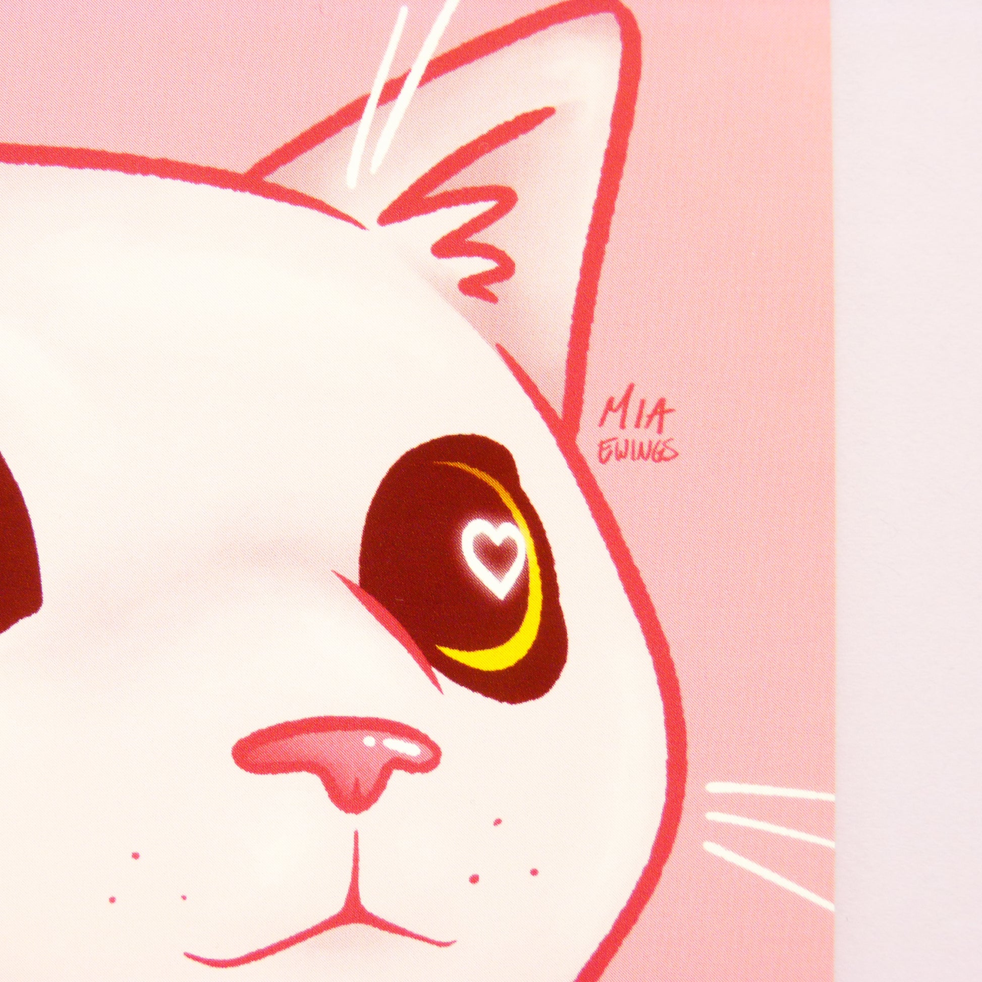 Cat in Love Postcard